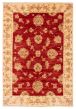 Traditional  Transitional Red Area rug 5x8 Afghan Hand-knotted 392832