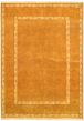 Traditional Yellow Area rug 5x8 Indian Hand-knotted 51047