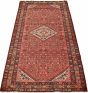 Persian Hosseinabad 4'5" x 9'6" Hand-knotted Wool Red Rug