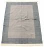 Bordered  Tribal Grey Area rug 3x5 Pakistani Hand-knotted 327812