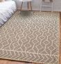 Braided  Transitional Brown Area rug 5x8 Indian Braid weave 394144