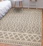 Braided  Transitional Ivory Area rug 5x8 Indian Braid weave 394194