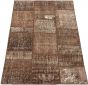Casual  Transitional Brown Area rug 4x6 Turkish Hand-knotted 306733