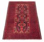 Afghan Royal Baluch 3'5" x 6'5" Hand-knotted Wool Rug 