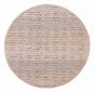 Braided  Transitional Ivory Area rug Round Indian Braid weave 390398