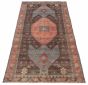 Persian Style 4'6" x 10'5" Hand-knotted Wool Rug 
