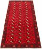 Bordered  Tribal Red Area rug Unique Turkish Hand-knotted 318519