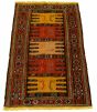 Turkish Ottoman Natura 3'5" x 5'11" Flat-Weave Wool Kilim 
