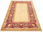 Southwestern  Vintage Ivory Area rug 5x8 Turkish Hand-knotted 305995