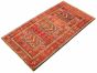 Persian Style 5'1" x 9'4" Hand-knotted Wool Red Rug