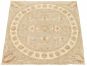 Bordered  Traditional Grey Area rug Square Pakistani Hand-knotted 318640