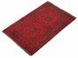 Afghan Finest-Khal-Mohammadi 3'1" x 4'10" Hand-knotted Wool Red Rug