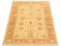Bordered  Traditional Yellow Area rug 3x5 Afghan Hand-knotted 331411
