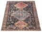 Persian Style 4'0" x 5'4" Hand-knotted Wool Rug 
