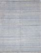 Transitional Blue Area rug 9x12 Indian Hand-knotted 223778