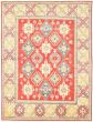 Geometric  Traditional Red Area rug 6x9 Afghan Hand-knotted 312065