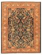Bordered  Traditional Blue Area rug 3x5 Afghan Hand-knotted 318081