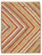 Flat-weaves & Kilims  Stripes Grey Area rug 4x6 Turkish Flat-weave 329480