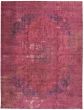 Overdyed  Transitional Pink Area rug 9x12 Turkish Hand-knotted 332391