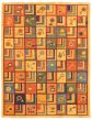 Casual  Transitional Multi Area rug 9x12 Turkish Flat-weave 335772