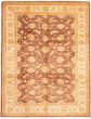 Bordered  Traditional Brown Area rug 9x12 Afghan Hand-knotted 338241