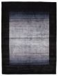 Gabbeh  Transitional Black Area rug 5x8 Indian Hand Loomed 349988