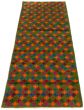 Afghan Baluch 2'9" x 9'6" Hand-knotted Wool Green Rug
