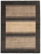 Gabbeh  Tribal Grey Area rug 4x6 Indian Hand Loomed 355169