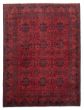 Bordered  Traditional Red Area rug 5x8 Afghan Hand-knotted 359477