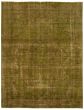 Bordered  Transitional Green Area rug 9x12 Turkish Hand-knotted 360451