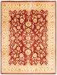 Bordered  Traditional Red Area rug 9x12 Afghan Hand-knotted 362437
