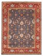 Bordered  Traditional Blue Area rug 9x12 Indian Hand-knotted 370564