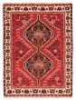 Bordered  Traditional Red Area rug 3x5 Turkish Hand-knotted 370963