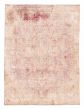 Bordered  Vintage/Distressed Red Area rug 6x9 Turkish Hand-knotted 378097
