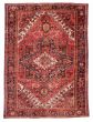 Bordered  Traditional Red Area rug 9x12 Turkish Hand-knotted 384877