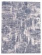 Modern Blue Area rug 6x9 Indian Hand-knotted 386328