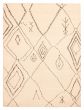 Moroccan  Tribal Ivory Area rug 9x12 Pakistani Hand-knotted 406213