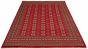 Bordered  Tribal Red Area rug 9x12 Pakistani Hand-knotted 305365