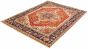 Indian Serapi Heritage 8'0" x 10'0" Hand-knotted Wool Dark Copper Rug