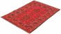 Afghan Finest Khal Mohammadi 3'3" x 4'9" Hand-knotted Wool Red Rug