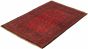 Afghan Finest-Khal-Mohammadi 3'1" x 4'9" Hand-knotted Wool Red Rug