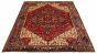 Persian Heriz 7'7" x 10'8" Hand-knotted Wool Rug 