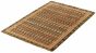 Indian Chobi Twisted 4'0" x 5'7" Hand-knotted Wool Rug 