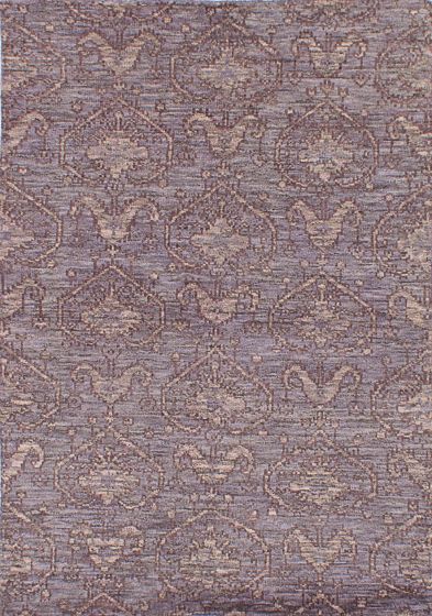 Traditional Grey Area rug 3x5 Indian Hand-knotted 239945
