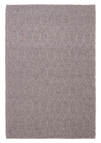 Braided  Transitional Grey Area rug 5x8 Indian Braid weave 390554