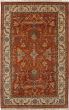 Traditional Brown Area rug 5x8 Indian Hand-knotted 240439