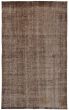 Bohemian  Transitional Brown Area rug 5x8 Turkish Hand-knotted 249245