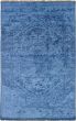 Bordered  Casual Blue Area rug 5x8 Indian Hand-knotted 271630
