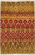 Casual  Transitional Red Area rug 3x5 Indian Hand-knotted 280164