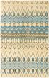 Casual  Transitional Ivory Area rug 5x8 Indian Hand-knotted 280293